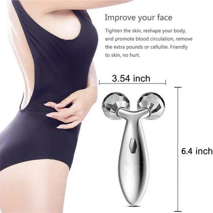 3D Roller Face Massager for Facial Lifting and Tightening